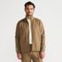 Men's Long Sleeve Knit Twill Track Full Zip, Front