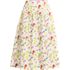 Women's Plus Size Poplin Drop Waist Midi Skirt - Set Bottom, Front