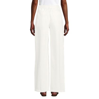 Women's High Ridge Twill Pull On Pleated Wide Leg Pants - image 2