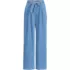 Women's Tall High Ridge Twill Pull On Pleated Wide Leg Pants, Front