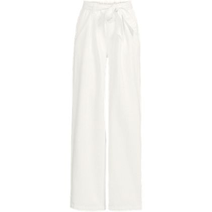 Women's High Ridge Twill Pull On Pleated Wide Leg Pants - image 1