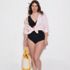 Women's Plus Size Slender Suit Ultra High Waisted Bikini Bottoms, alternative image