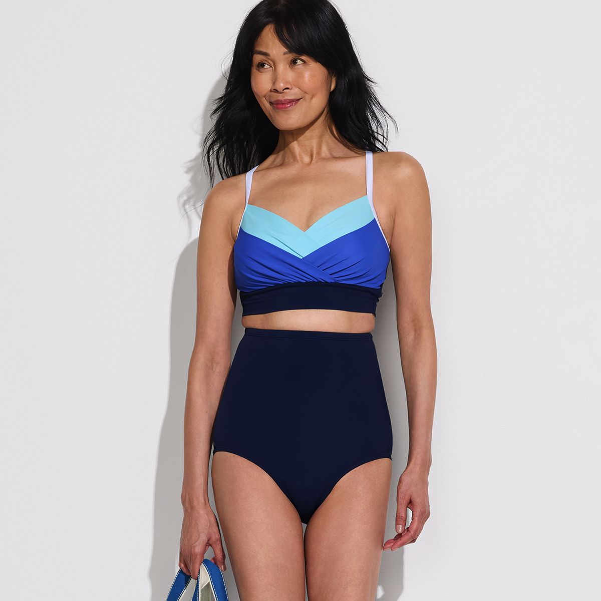 Women's Slender Separates Ultra High Waisted Bikini Swim Bottoms