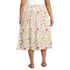 Women's Plus Size Poplin Drop Waist Midi Skirt - Set Bottom, Back