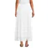 Women's Voile Tiered Eyelet Maxi Skirt, Back