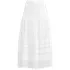 Women's Voile Tiered Eyelet Maxi Skirt, Front