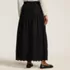 Women's Voile Tiered Eyelet Maxi Skirt, Back