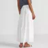 Women's Voile Tiered Eyelet Maxi Skirt, Back