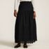 Women's Voile Tiered Eyelet Maxi Skirt, Front