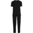 Men's Short Sleeve Cooling Knit V-neck Pajama Set, Front