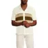 Men's Short Sleeve Camp Collar Sweater Polo, Front