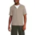 Men's Short Sleeve Camp Collar Sweater Polo, Front