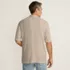 Men's Short Sleeve Camp Collar Sweater Polo, Back