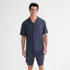 Men's Short Sleeve Cooling Knit Pajama Short Set, Front