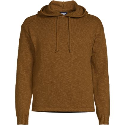 Men's Textural Slub Hoodie Sweater - image 2