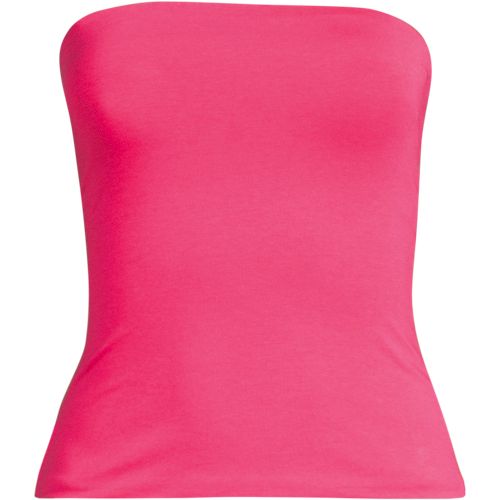 売れ筋商品|||ランズエンド カットソー トップス レディース Women's Slender Tube Top Hot pink Women's Slender Tube Top | Lands' End