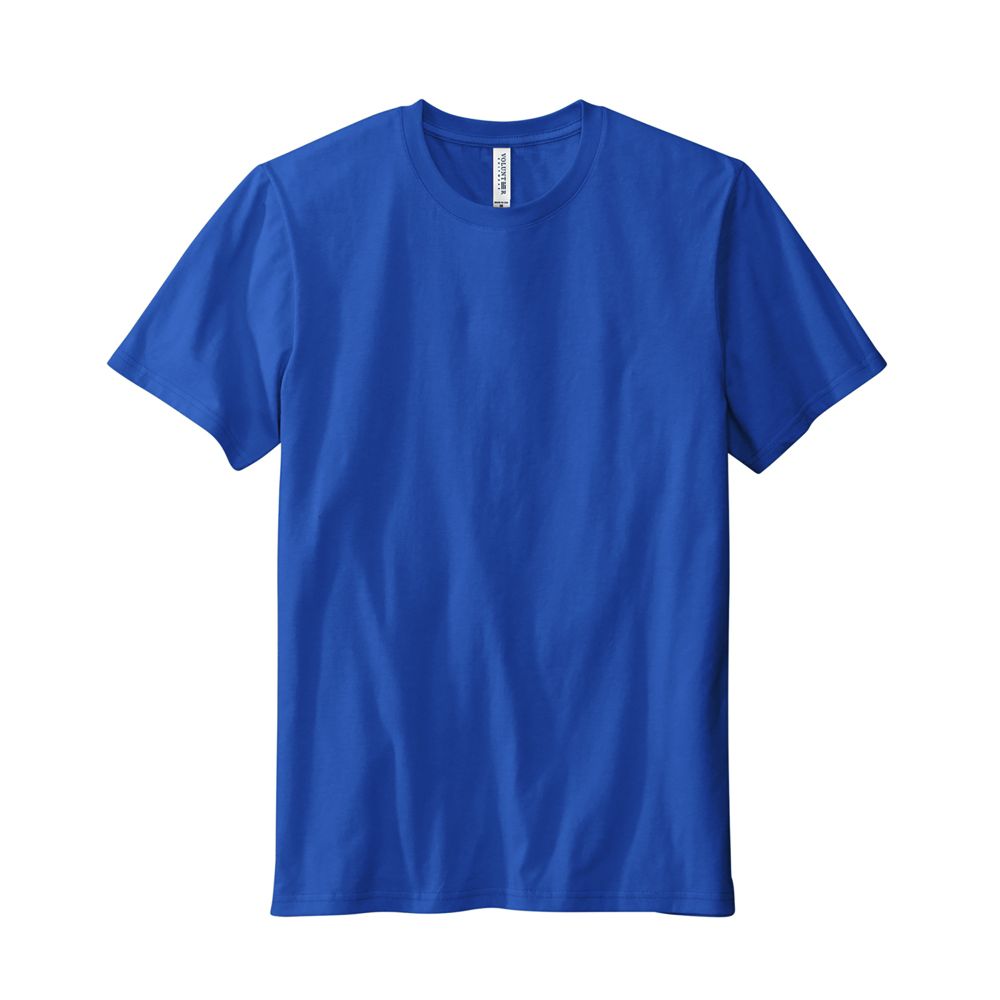 Volunteer Knitwear Unisex Big USA Made Daily Short Sleeve Tshirt  True Royal  2XL