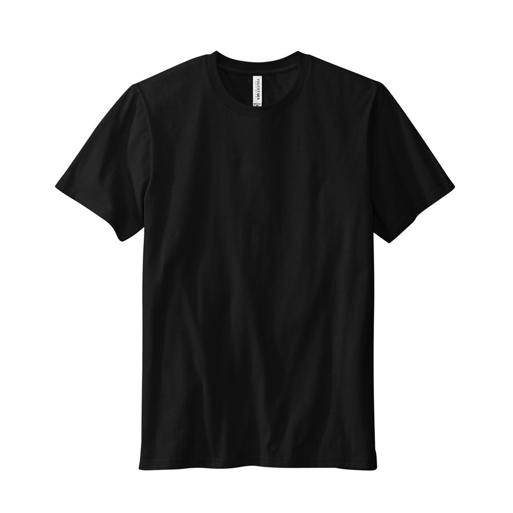 Volunteer Knitwear Unisex Big USA Made Daily Short Sleeve Tshirt  Deep Black  3XL