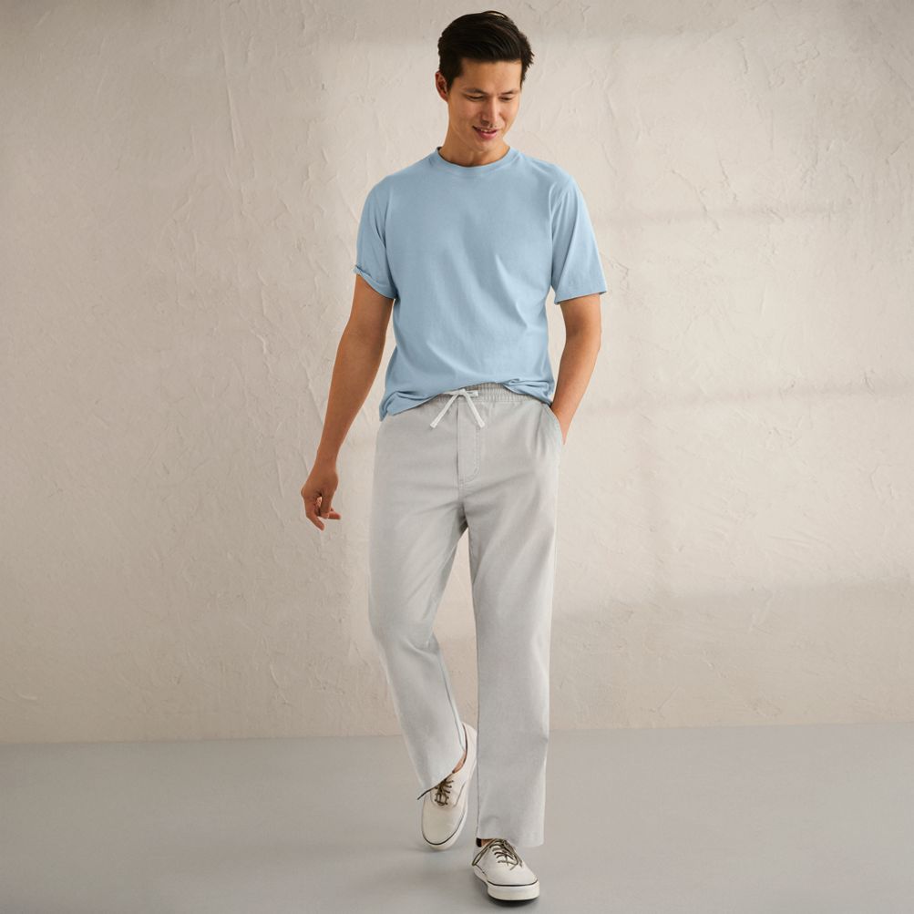 Men's Relaxed Pull On Deck Pant | Lands' End