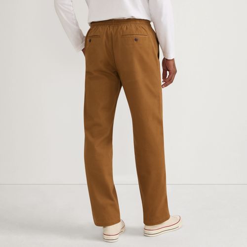  Lands' End Entspannte Schlupfbund-hose, Herren, Größe:l 76 Regular, Braun, Elasthan/baumwoll-mischung, By Lands' End 