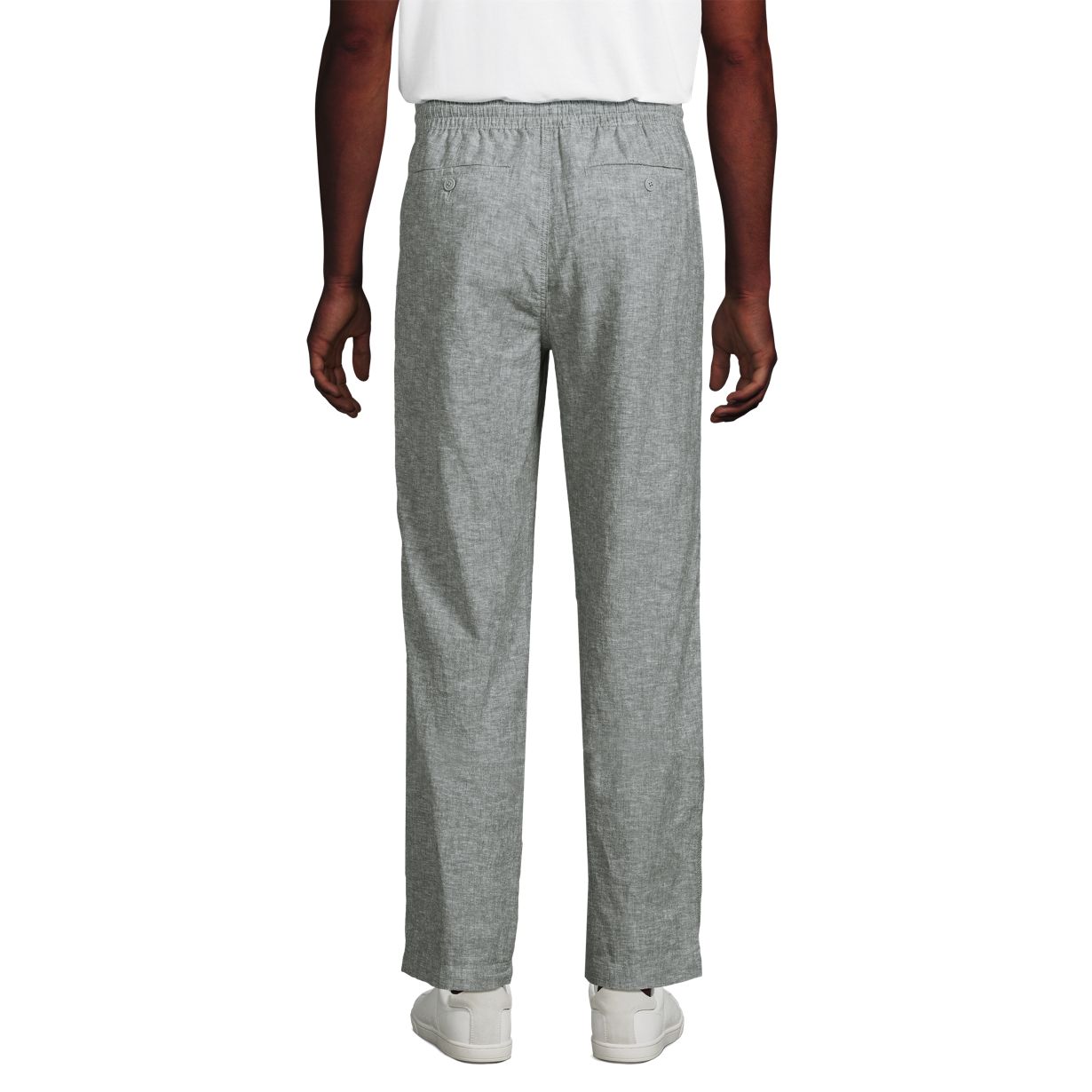 Men's Linen Cotton Relaxed Deck Pants