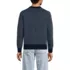 Men's Drifter Jacquard Button Up Crewneck Sweater, Back