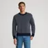 Men's Drifter Jacquard Button Up Crewneck Sweater, Front