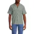 Men's Short Sleeve Linen Surplus Shirt, Front