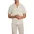 Men's Short Sleeve Linen Surplus Shirt, Front