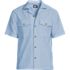Men's Short Sleeve Linen Surplus Shirt, Front