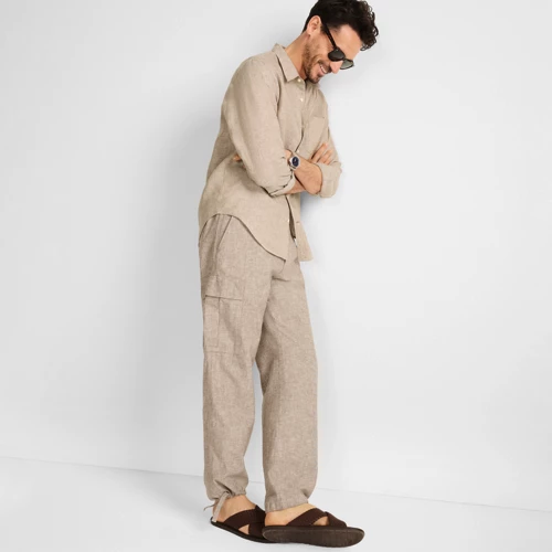 Pantalons en lin
