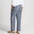 Men's Linen Cotton Cargo Pants, Back