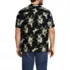 Men's Big and Tall Short Sleeve Hawaiian Camp Collar Shirt, Back
