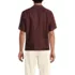 Men's Short Sleeve Linen Hawaiian Camp Collar Shirt, Back