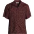 Men's Short Sleeve Linen Hawaiian Camp Collar Shirt, Front