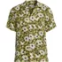 Men's Short Sleeve Linen Hawaiian Camp Collar Shirt, Front