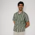 Men's Short Sleeve Linen Hawaiian Camp Collar Shirt, alternative image