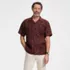 Men's Short Sleeve Linen Hawaiian Camp Collar Shirt, alternative image