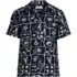 Men's Short Sleeve Hawaiian Camp Collar Shirt, Front