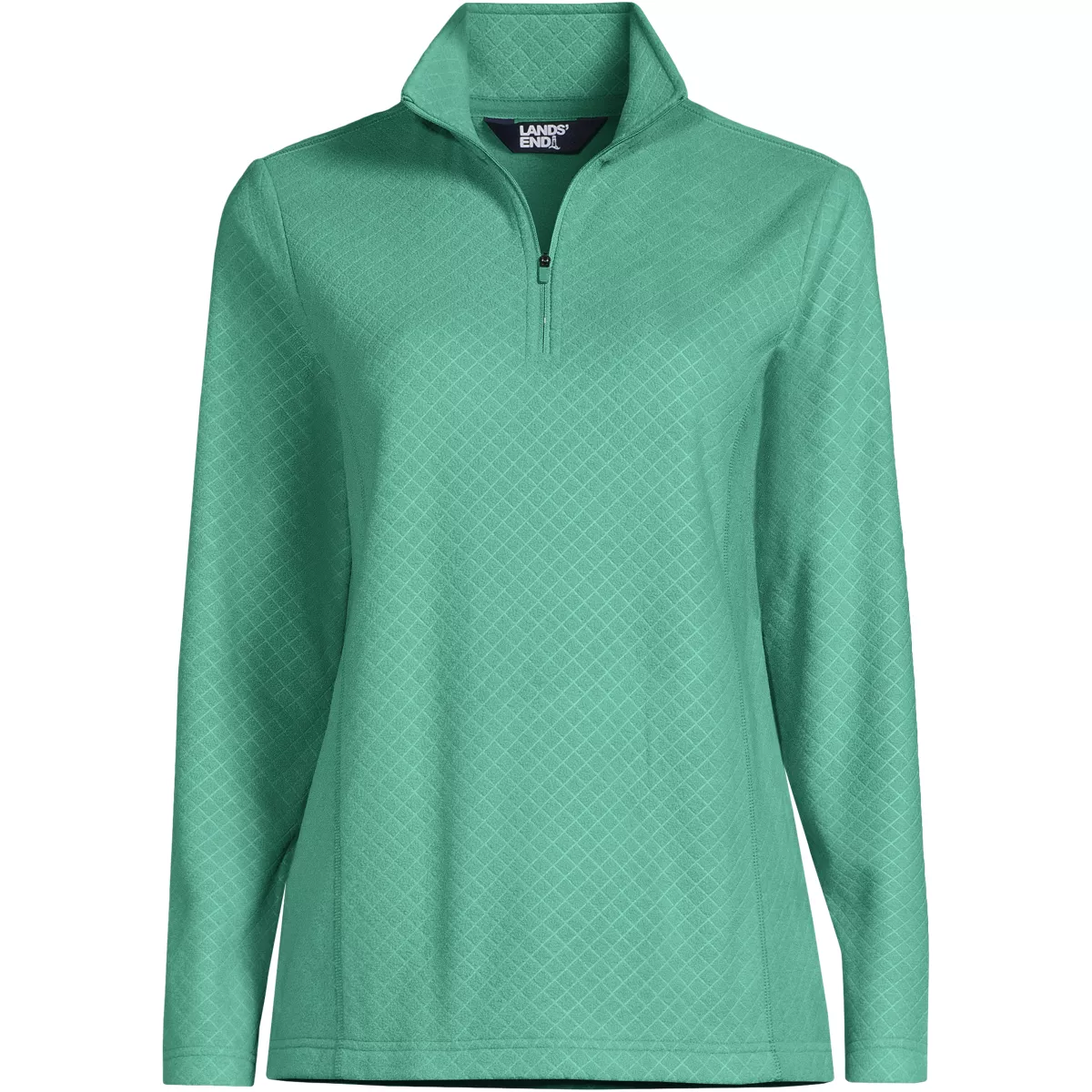 Women's Embossed Quarter Zip Fleece Pullover