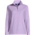 Women's Embossed Quarter Zip Fleece Pullover, Front