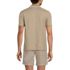 Men's Short Sleeve Pique Johnny Collar Polo, Back