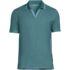 Men's Short Sleeve Pique Johnny Collar Polo, Front
