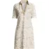 Women's Starfish Elbow Sleeve Polo Dress, Front