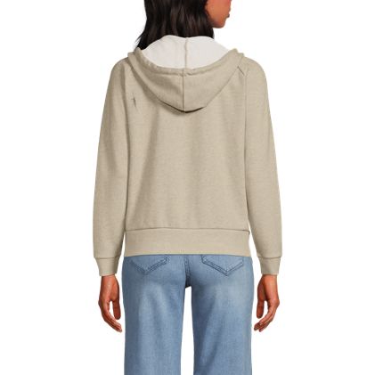 Women's Serious Sweats Relaxed Long Sleeve Full Zip Hoodie Sweatshirt - image 5