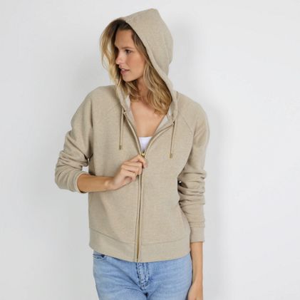 Women's Serious Sweats Relaxed Long Sleeve Full Zip Hoodie Sweatshirt - primary