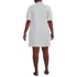 Women's Plus Size Starfish Elbow Sleeve Polo Dress, Back