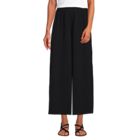 Women's Creaseless High Rise Palazzo Crop Pants
