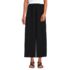 Women's Petite Creaseless High Rise Palazzo Crop Pants, Front