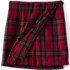 Girls Plaid A Line Tab Skort Top of Knee, alternative image